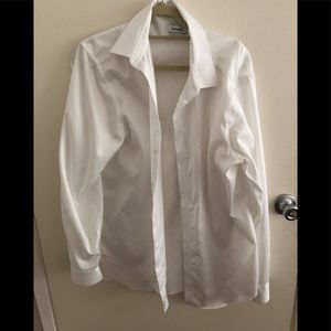 Calvin Klein white button down